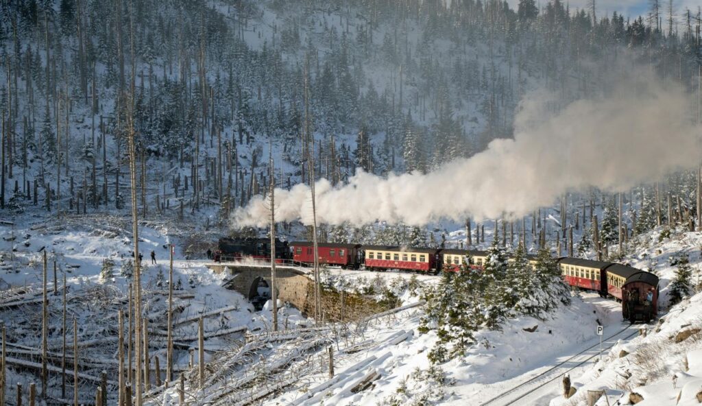 Allemagne : train à vapeur Brockenbahn pour une randonnée en montagne dans le Harz